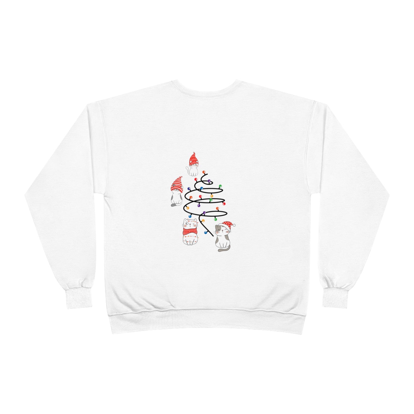 Cuddly Catmas Unisex EcoSmart® Crewneck Sweatshirt