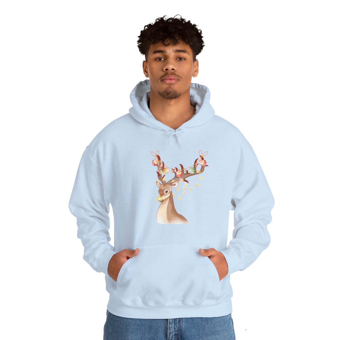 Dear Festive Glow: Unisex Heavy Blend™ Hooded Sweatshirt