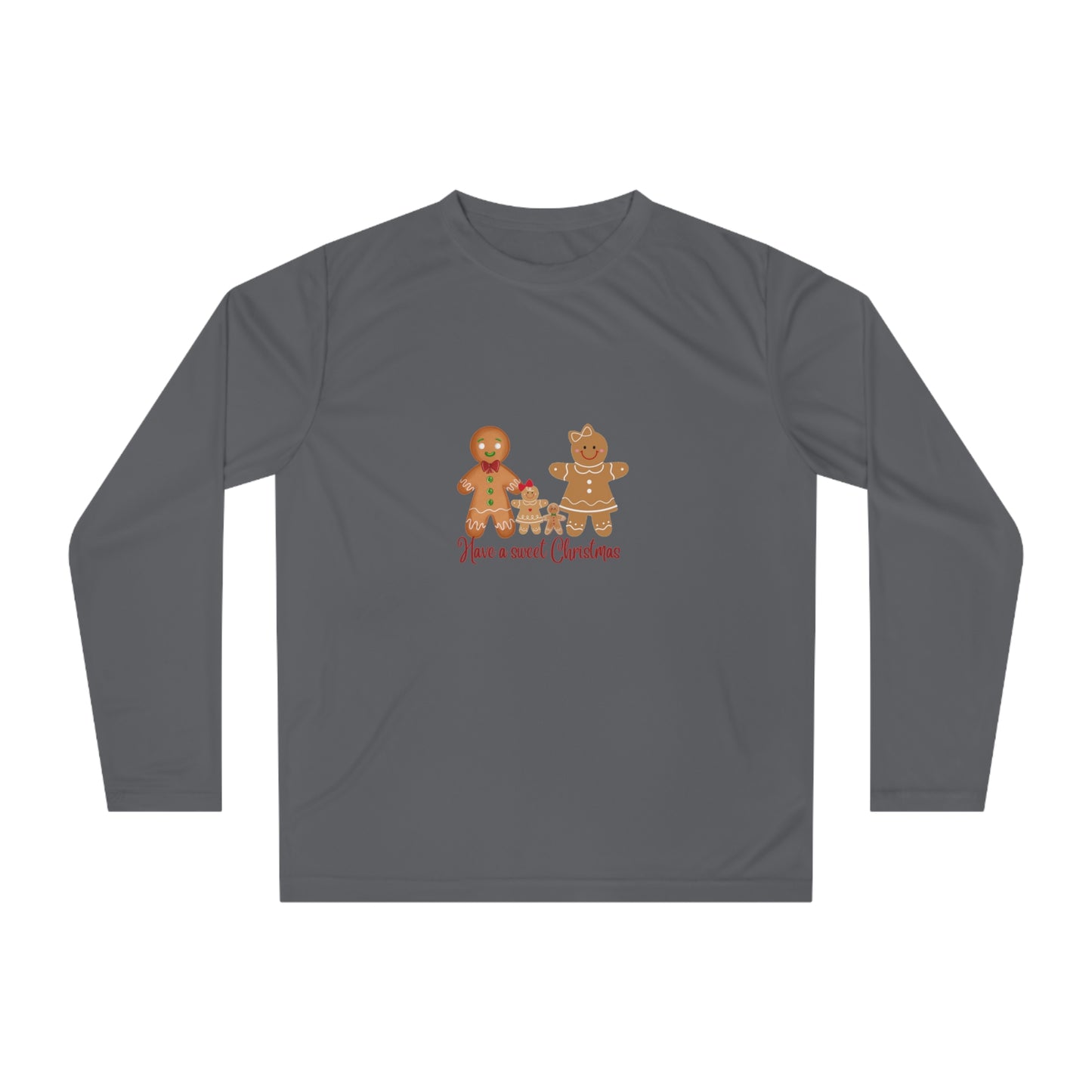 Gingerbread Cheer: Unisex Performance Long Sleeve Shirt