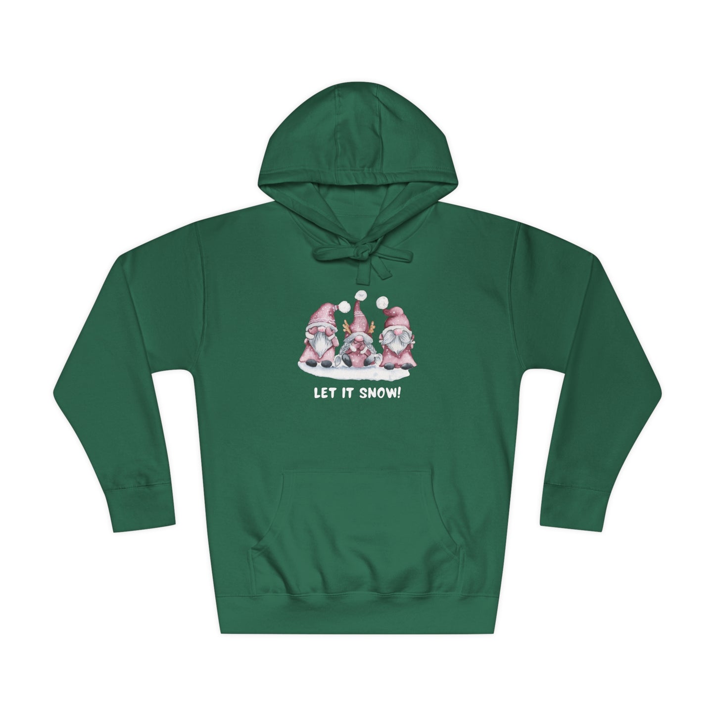 "Let It Snow" Gnome Trio Unisex Christmas Sweater